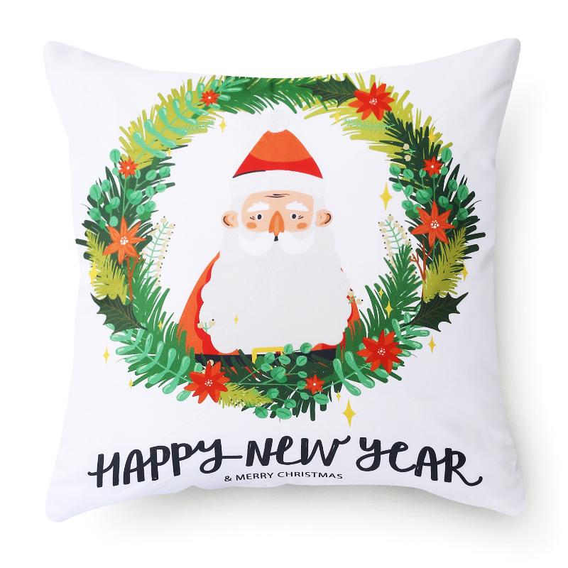 

45x45 см Рождественский декоративный принт с рисунком, наволочка для дома, гостиной, дивана, декоративная наволочка 40X40CM
