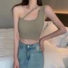 Woman Knitted Tank Top Women Strap Vest Sexy Female Knitting Crop Top