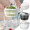 Multifunctional Salad Dryer Salad Spinner Easy Press Absorbent Basket