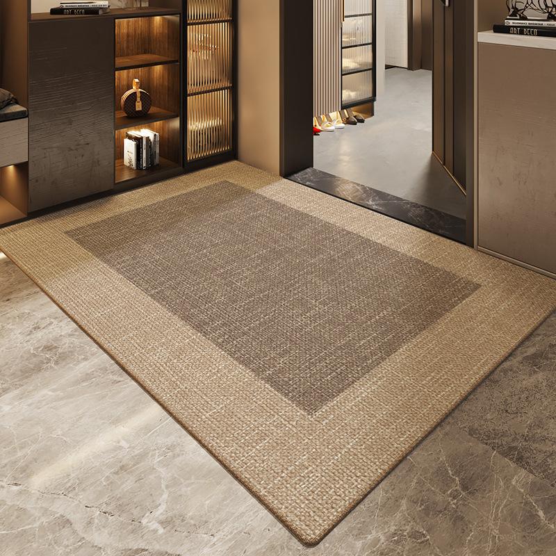 Nordic Retro Ins Entrance Door Wear-resistant Floor Mat Kennel Velvet Home Dust Scraping Entry Door Mat
