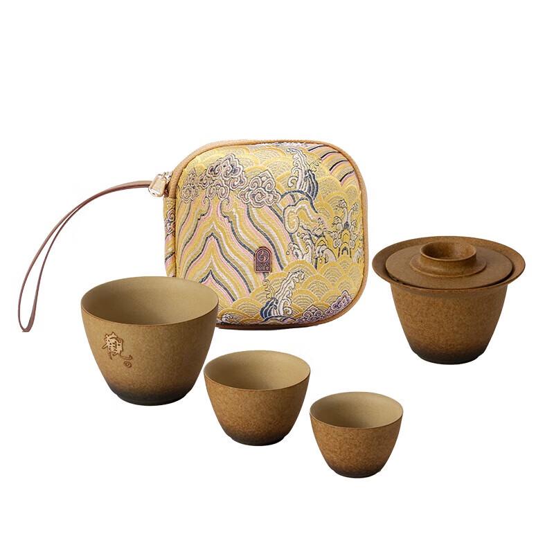 

Wanqiantang Guan Canghai Ceramic Travel Tea Set