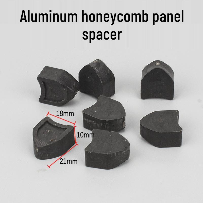 Aluminum Honeycomb Panel Hinge Shim Set: 10mm Thick with Expanding Pliers, Angle Bracket, Plastic Gasket, PET SPC Board.