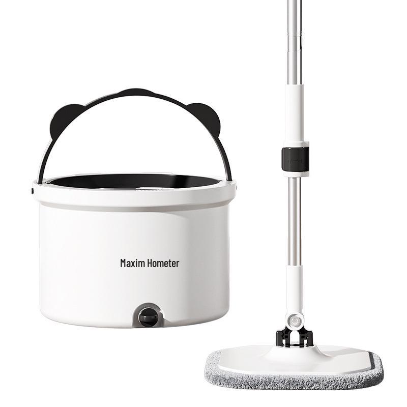 Meitianle Rotating Mop: Clean & Dirty Separation, Lazy Household Cleaning Tool, Durable Pole, Trending Item.