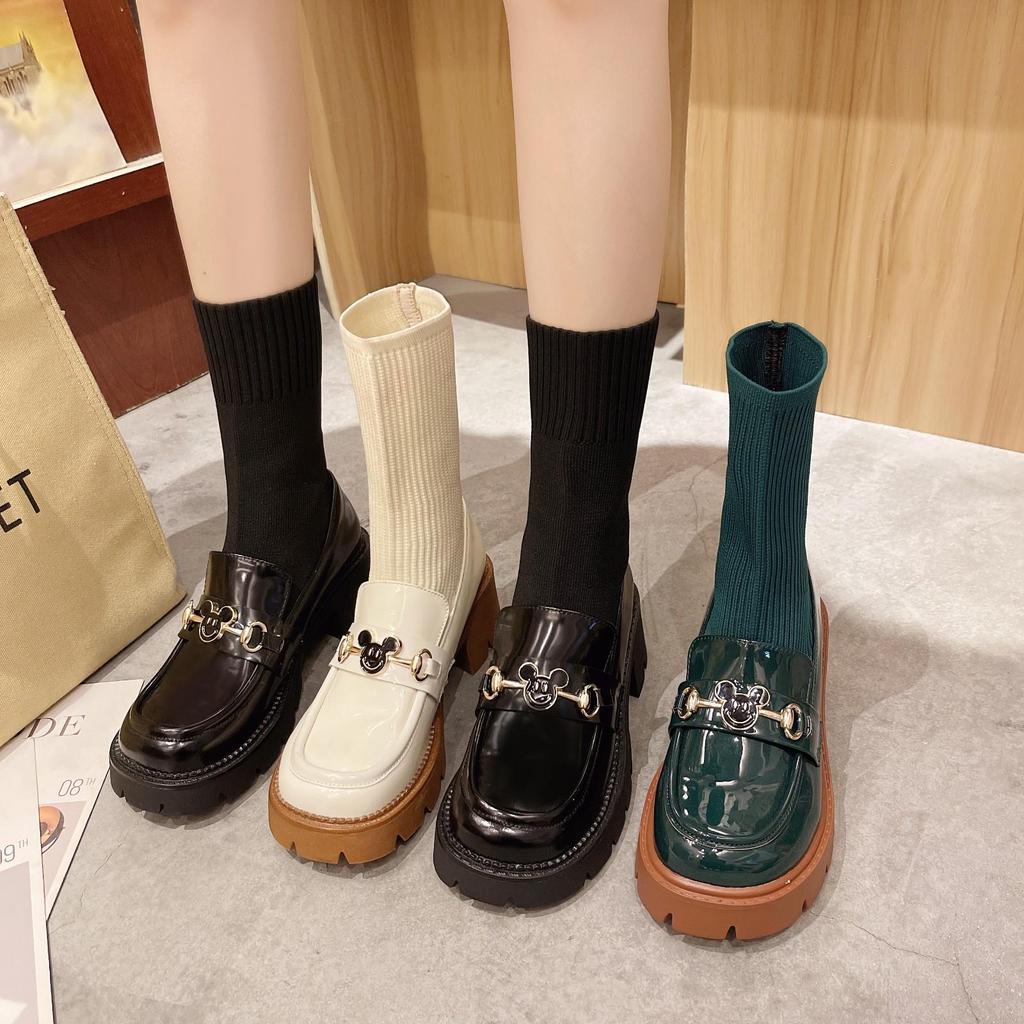 slope heel boots
