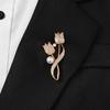 1 Pcs New Summer Fashion Design Lady Brooch Exquisite Tulip Flower Women's Brooch High-end Corsage Luxury Cardigan Accessories