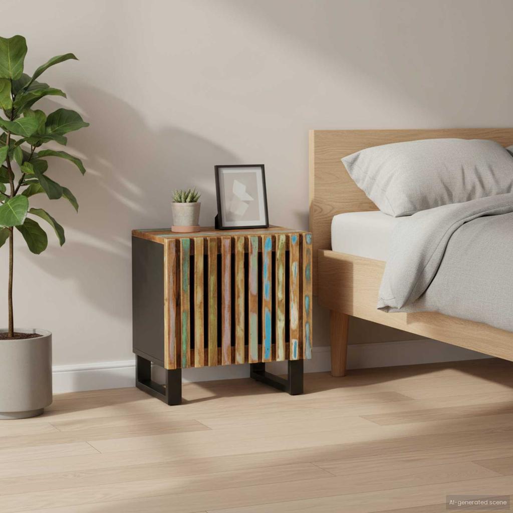 Nightstands 2 Pcs. 40x34x46 Cm Solid Reclaimed Wood