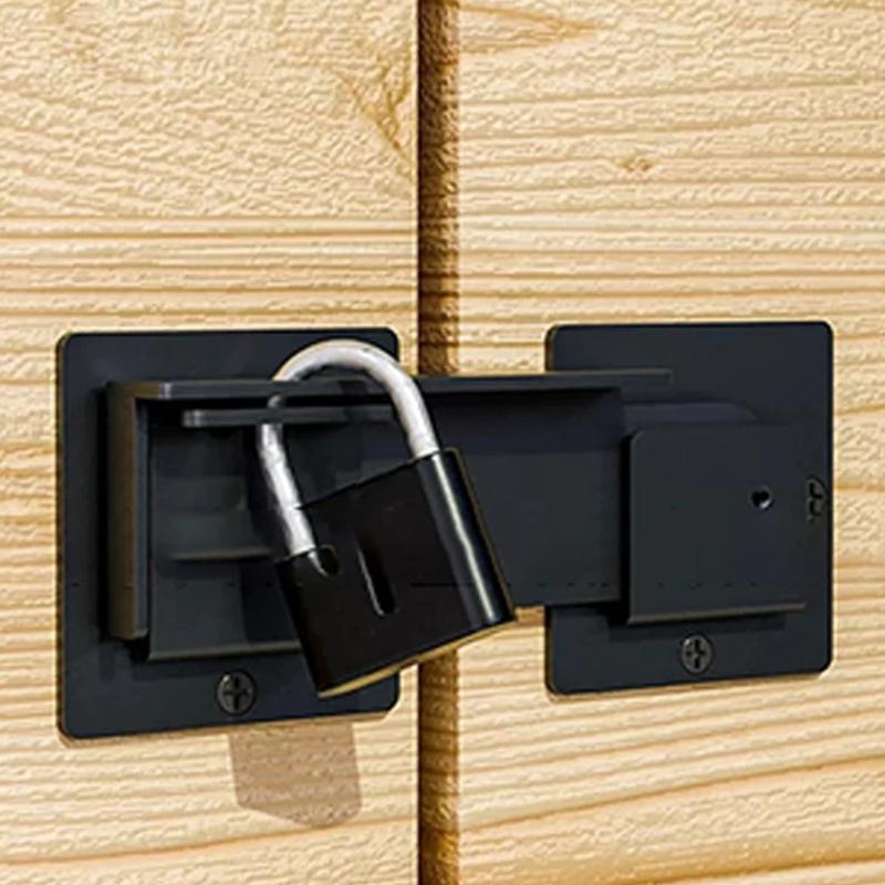 4 Position Adjustable Barn Door Latches Cut Carbon Steel Anti Corrosion Coating For Extreme Weather