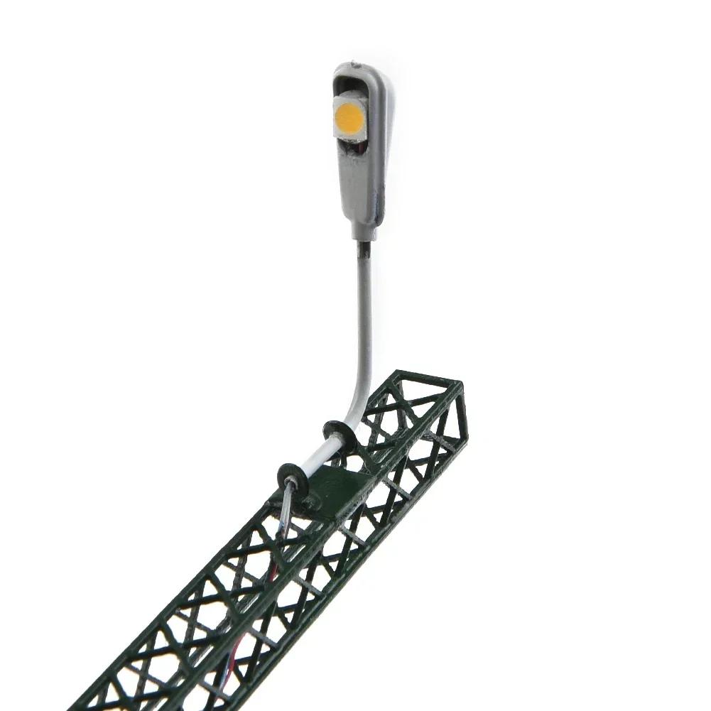 Model Railway Lights Lamp 5Pieces Gauge H0 Light LED Lattice Mast Light Layout LED Lamp High Quality Brand New China Mainland