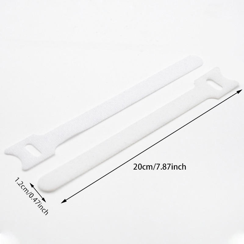 100PCS/SET Nylon Plant Ties Earphone Charging Data Cable Storage Strap Home Self Adhesive Cable Tie Nylon Data Cable Sorting Tie