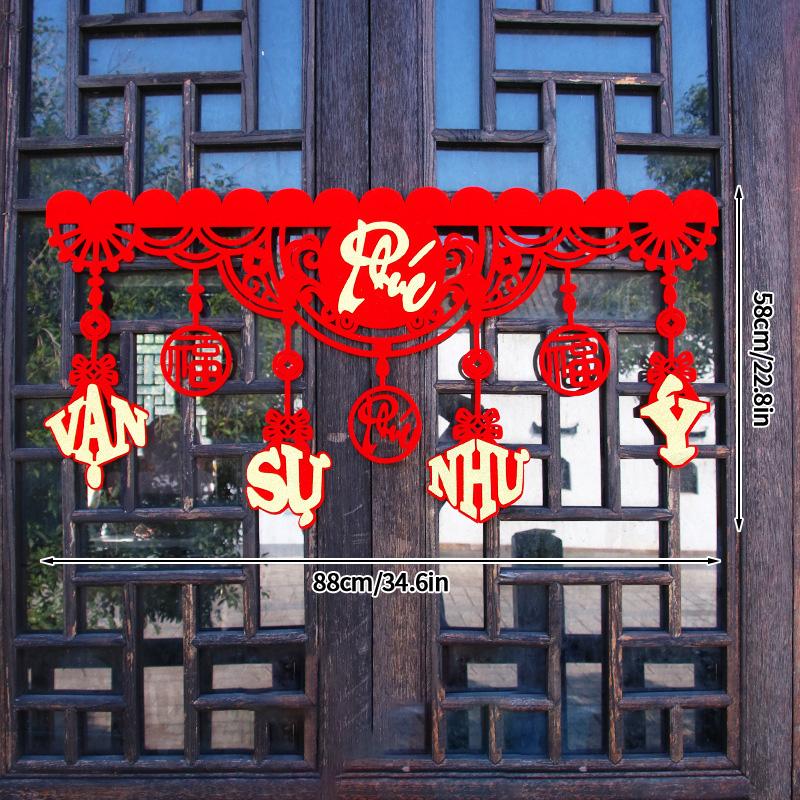 2025 Chinesisches Neujahr Schlangen Dekorationen Vietnamesischer Hängeornament Frühlingsfest Wanddeko Traditionelle Mondneujahrsdeko