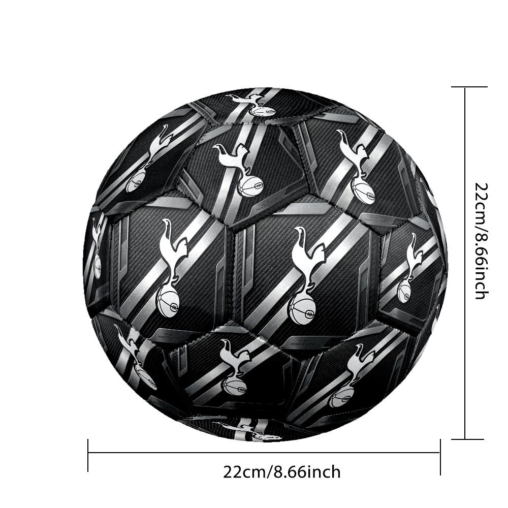 Tottenham Hotspur Theme Soccer Ball Size 5 Soccer Ball Soft Touch Professional Training Football for Outdoor Sports