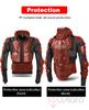 VEMAR Motorrad Körperpanzer Jacke Herren Motocross Brust Rücken Schulter Ellbogen Protektor Optional Abnehmbarer Nackenschutz