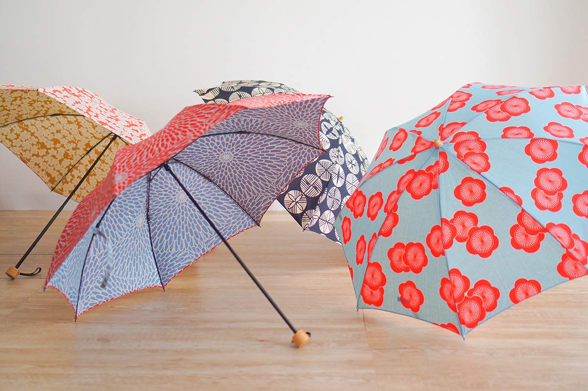 

Сделано в Японии, складной зонт Isago Pattern 50 см, для солнечных и дождливых дней, двухъярусный складной зонт Furoshiki с японским узором, защита от ультрафиолета