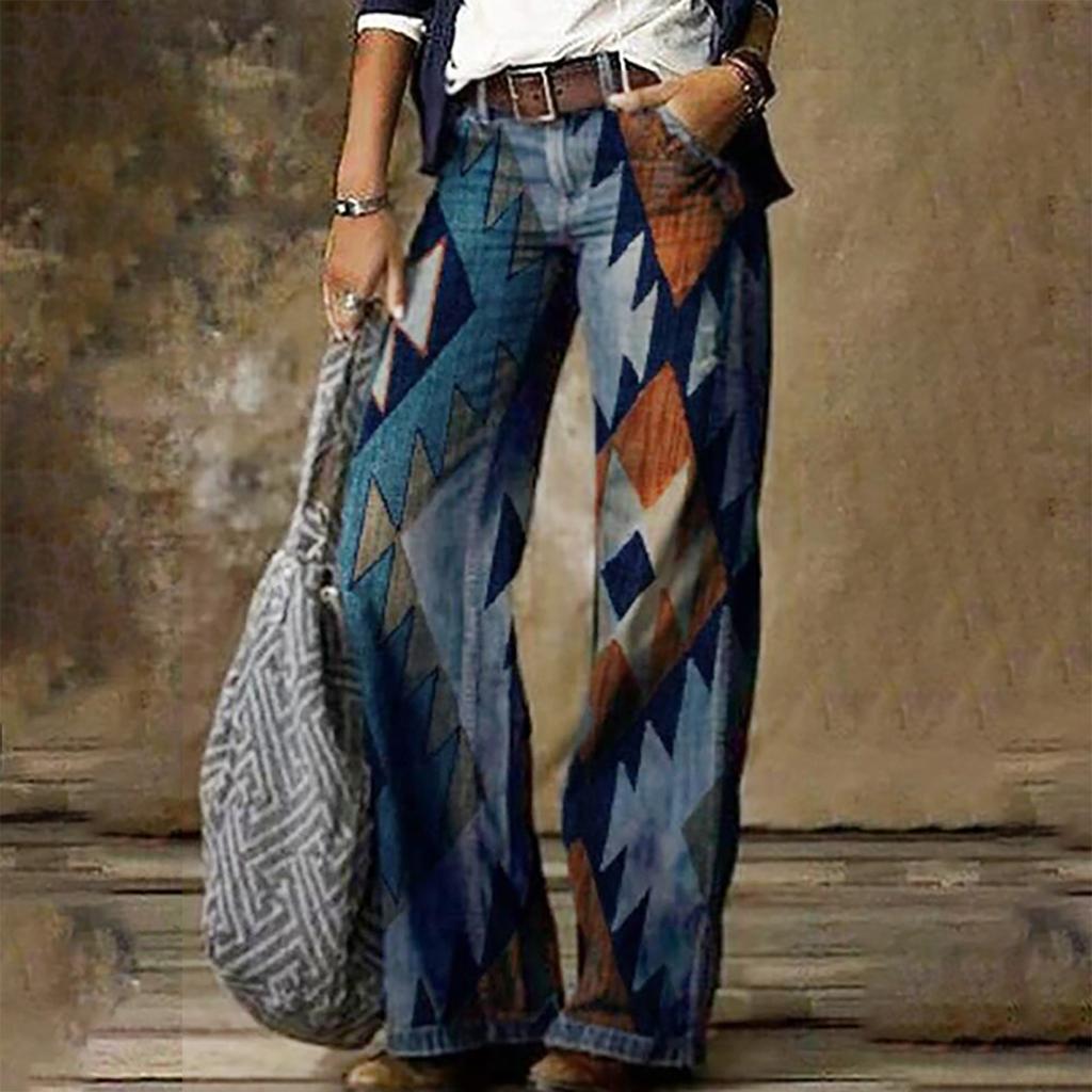 Fashion Women's Casual Solid Pockets Hip Lift Skinny Floor Broad Leg High Waist Pants