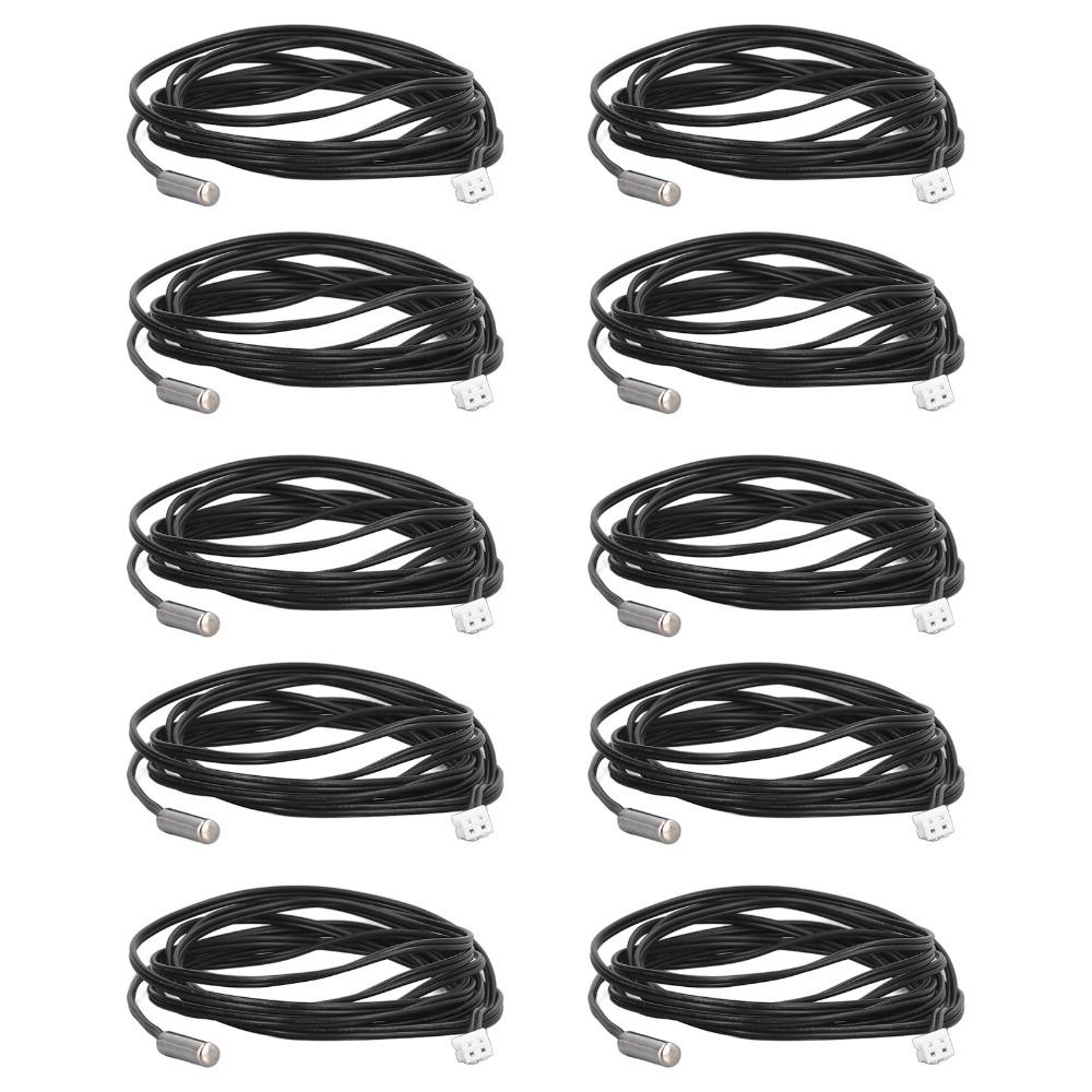 10PCS 2 Meters Temperature Sensor Probe Temp Transducer  Temperature Measurement