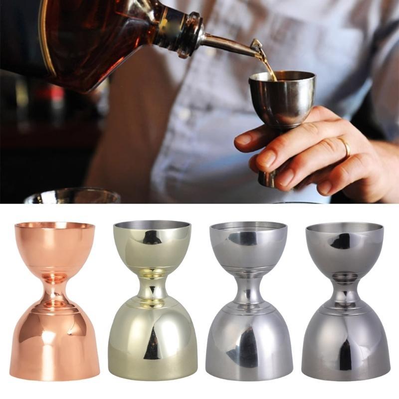 Cocktail-Jigger für den Heim- und Gewerbegebrauch Messbecher für Spirituosen aus Edelstahl