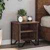VidaXL Bedside Table Brown Oak 40x30x40 Cm Engineered Wood, Cabinet, Side Cabinet, Phone Stand, Table of 848502