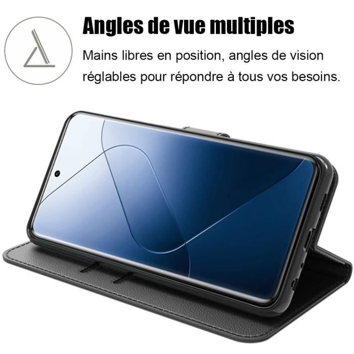 Coque + 2 Verres Trempés pour Xiaomi Redmi Note 12S, Etui Antichoc en Effec Cuir avec Porte-cartes Doré (pas pour Redmi Note 12)