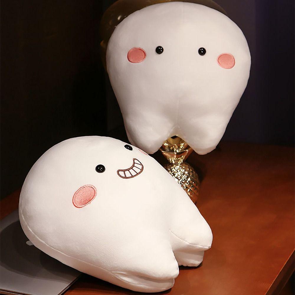 Creative Cushion Teeth Stuffed Pillow Soft Pillow Oral Teeth Throw Pillow  Kids Gift