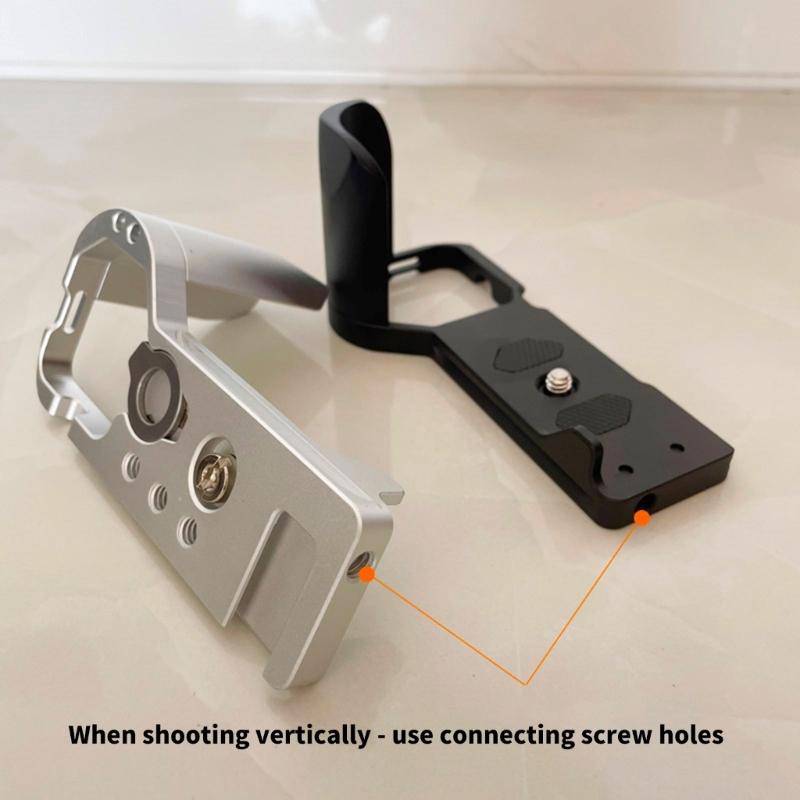 L Bracket Mounting Plate Hand Grip Compatible For ZV E10 Camera Lightweight And Durability Wood Hand Grip