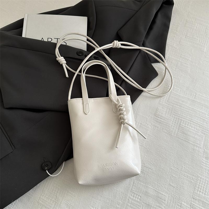 Women's Mini Faux Leather Phone Bag, Trendy Shiny Shoulder Crossbody Purse, Small Handheld Handbag for Daily Outings