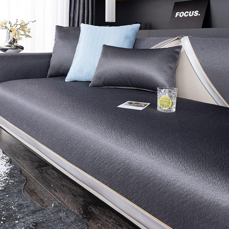 Summer Ice Silk Sofa Cushion, Non-Slip Mat Cushion, Seat Cushion, Universal In All Seasons, Light Luxury Style Sofa Cover, Simple And Modern