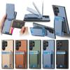 Carbon Leather Wallet Card Slot Cover for Samsung Galaxy A16 A06 A36 A56 A55 A35 5G S25 S24 S22 Ultra Plus S23 S21 FE Phone Case