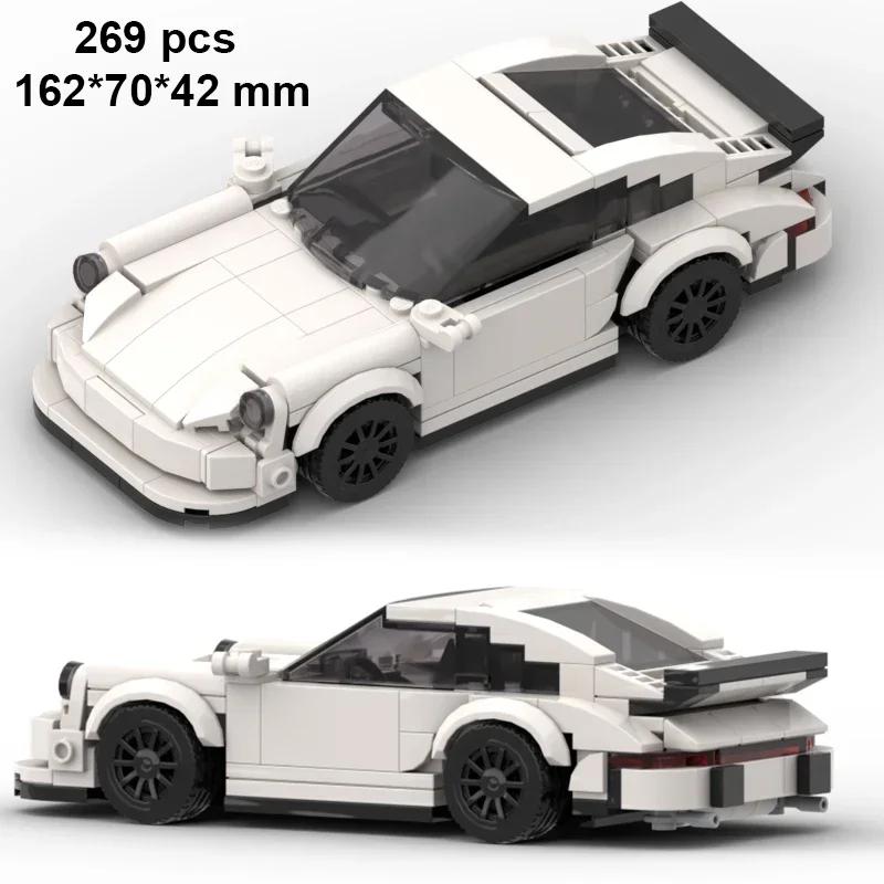 Technical Car Speed  Racing Vintage Car Building Blocks Sports City Vehicle Car Garage Off-road MOC Creative Toys