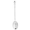 Stainless Steel Spoon Tableware Kit with Zinc Alloy Swan Shape Holder Storage OrganizerSilver