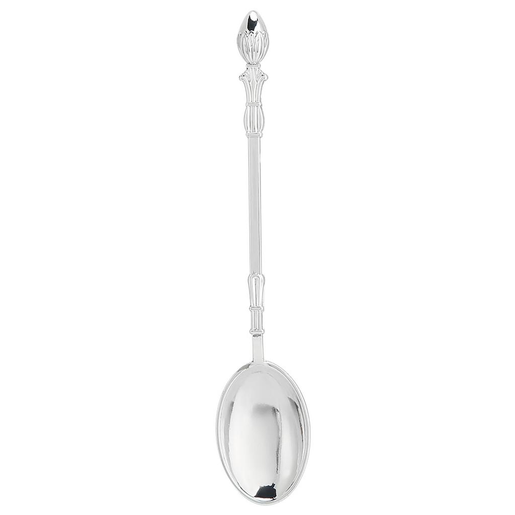 Stainless Steel Spoon Tableware Kit with Zinc Alloy Swan Shape Holder Storage OrganizerSilver