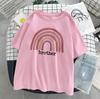 Dinosaur Summer New Cartoon Casual Punk Women T-shirt Short Sleeve Harajuku Vintage Fun Fashion Ins Cute Sweet Loose