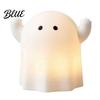 Kids Room Nightlight Cute Resin Ghost Night Light for Bedroom, Decorative Warm LED Lamp Battery Operated Bedroom Halloween Party Desk Decor, Portable