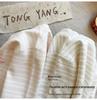 Children's Striped Velvet Warm Homewear Set: Boys' & Girls' Autumn Long Johns & Underwear, Lycra Two-Piece.