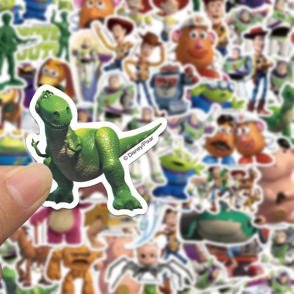 10/30/50pcs Cute  Anime  Stickers Buzz Lightyear Woody Decals DIY Laptop Phone Scrapbook Cartoon Sticker Kids Toy