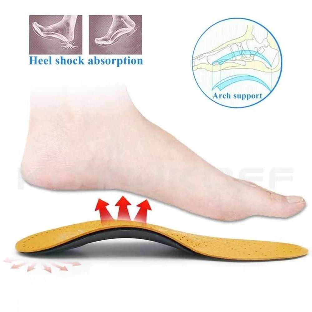 PU Leather Shoes Insole Foot Pad Health Foot Care Supplies Soft Sports Shoe Pad  Women