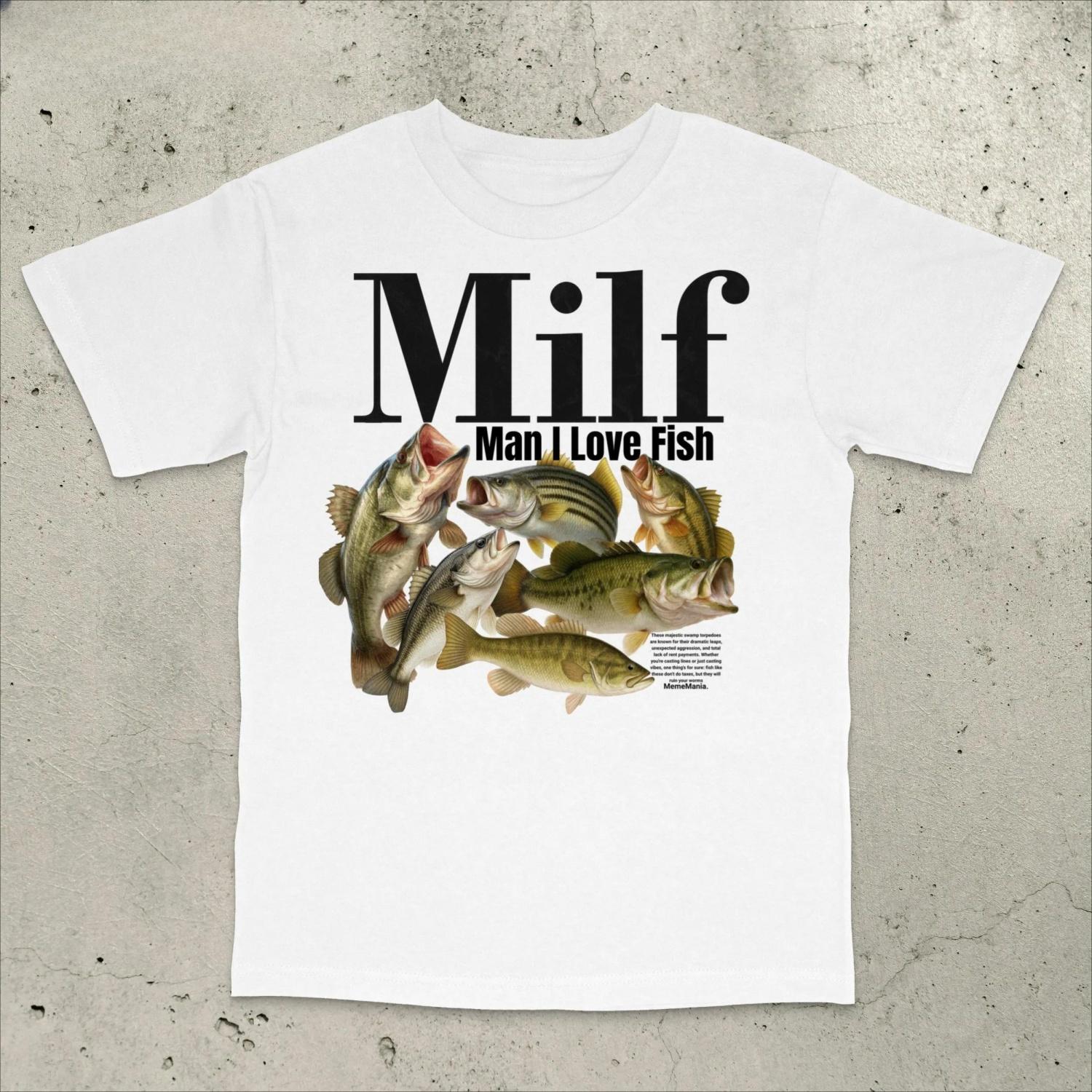 

Футболка Man I Love Fish, Ретро футболка для рыбалки, Футболка для рыбалки на окуня, Забавная футболка для рыбалки, Футболка с глупым мемом, Футболка для промывки мозгов, Безумный S чёрный