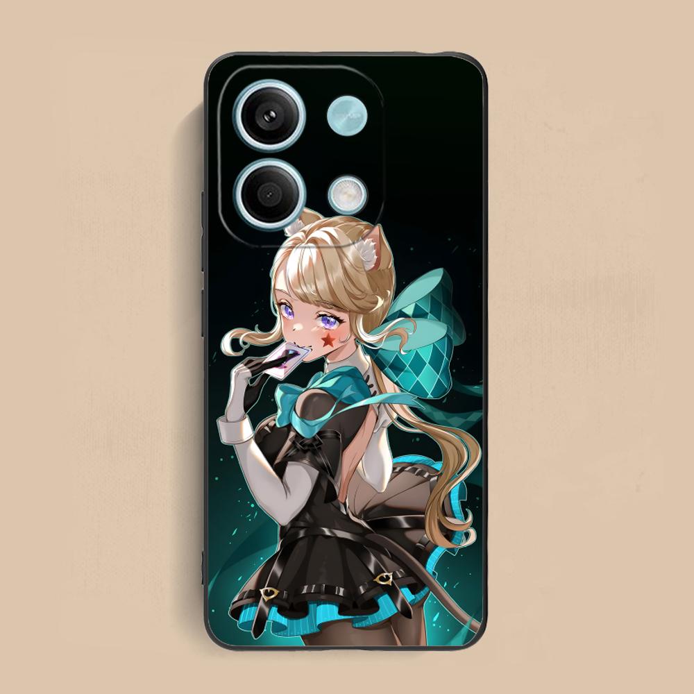 Game GI Lynette Matte TPU Mobile Phone Case for Xiaomi Redmi 15 14 13 12 A5 3 2 1 C Plus 4G 5G Colorful Printing Cover