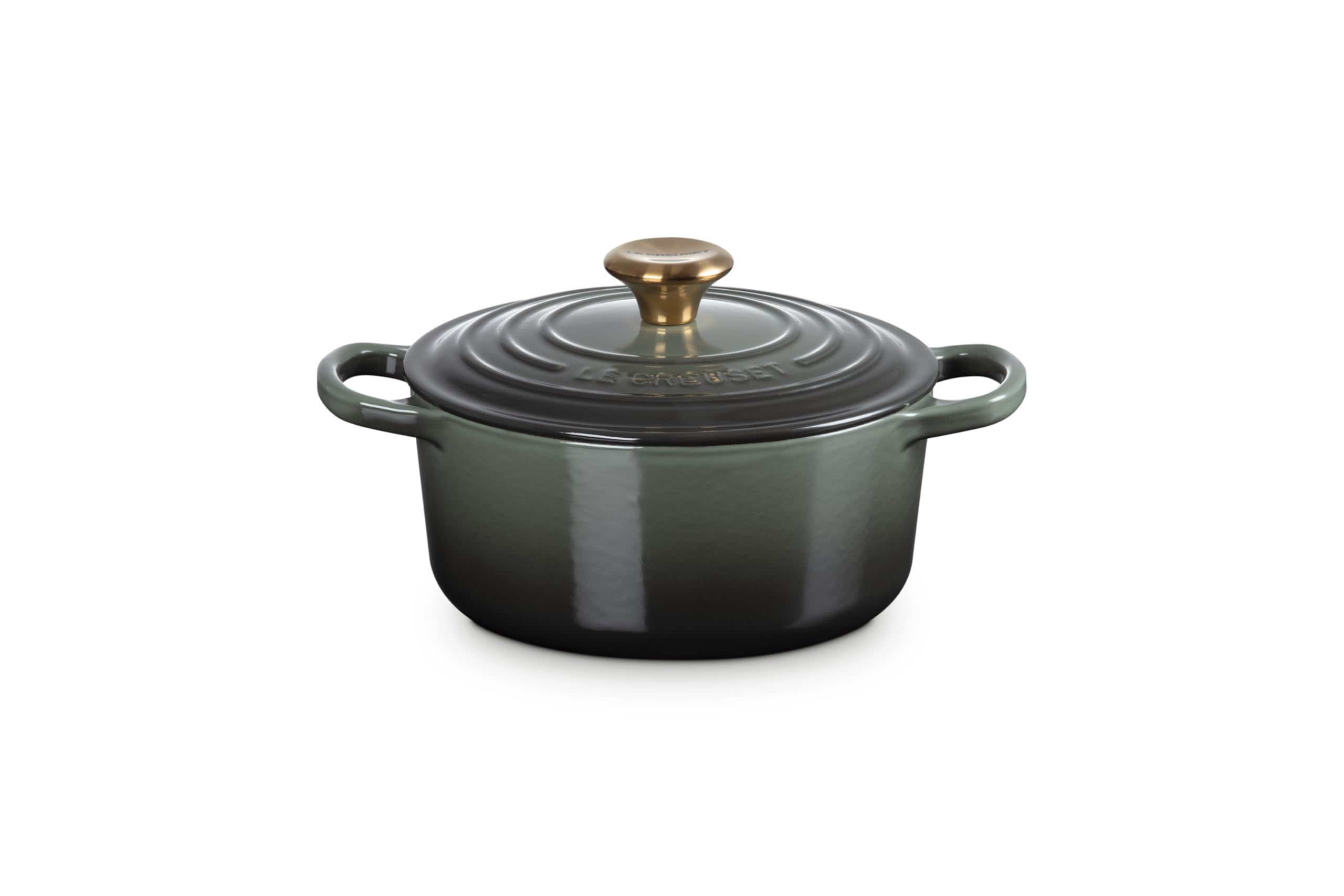 

Le Creuset Cast Enamel Pot Signature Cocotte Ronde 18 см Time Green Gas IH Oven Compatible Japanese [Авторизований продукт]