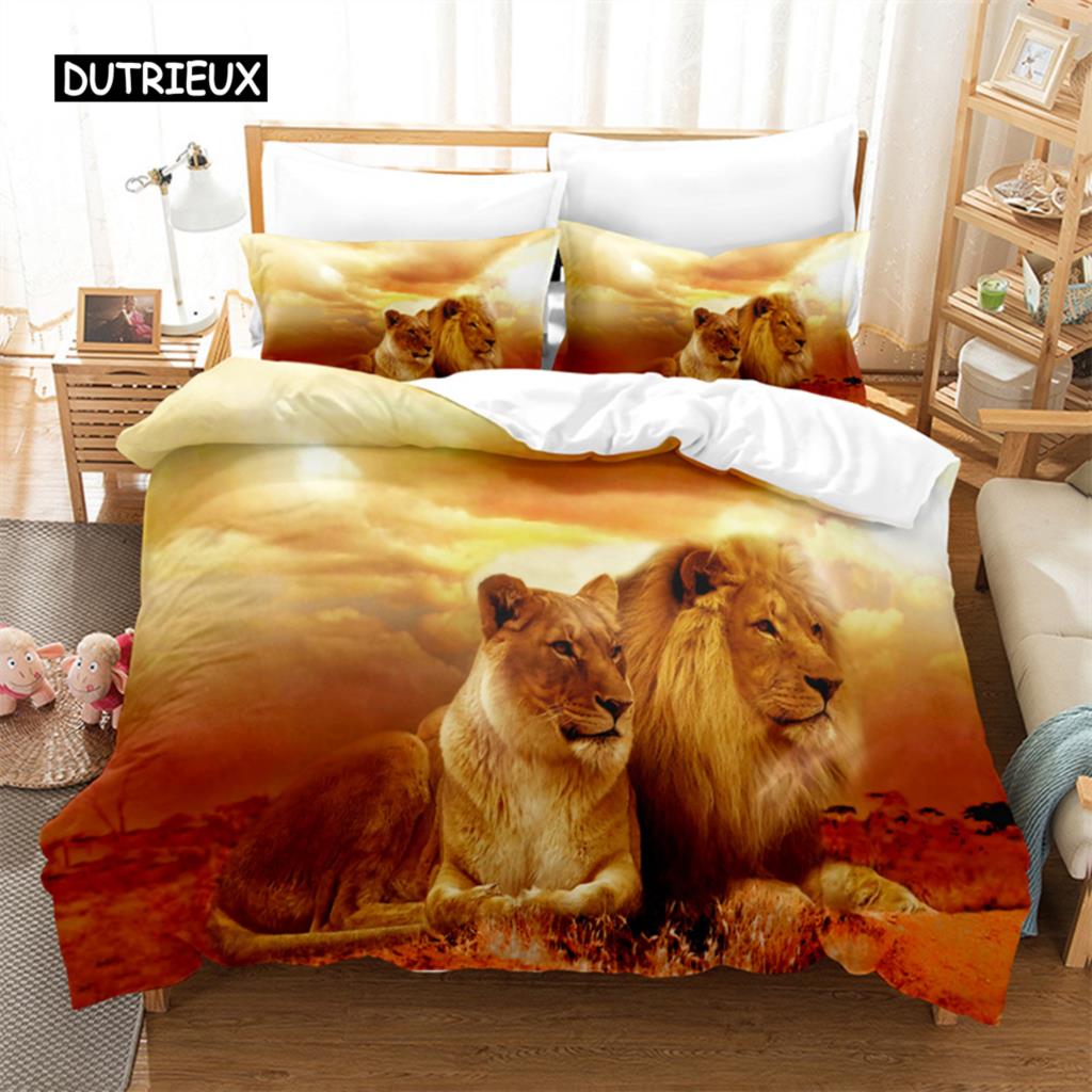 Animal World Bedding Set Duvet Cover Set 3d Bedding Digital Printing Bed Linen Queen Size Bedding Set Fashion Design
