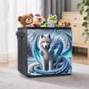 The Fox and The Dragon 5D Diamond Painting Storage Basket Full Round Drill Mosaic Diamond Embroidery Cross Stitch Kits Home Decor Home Decor