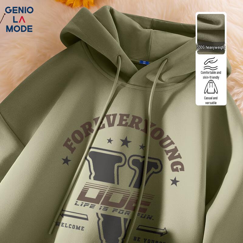 

GENIOLAMODE Men s Casual Hooded Sweatshirt M