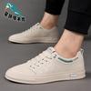 Korean version of trendy versatile sports men's shoes 2025 autumn new men's board shoes casual breathable versatile white shoes men
