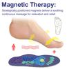 1 Pair Orthopedic Acupressure Insoles Pain Relief Lightweight Reflexology Massage Insoles Comfortable Foot Support