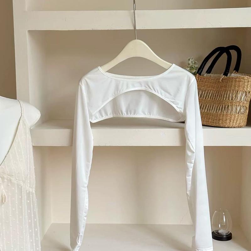 

Шаль из ледяного шелка, рукава, женская шаль для защиты от солнца и УФ-лучей, манжеты-перчатки для занятий спортом на открытом воздухе, гольфа, бега, рыбалки, с длинным рукавом