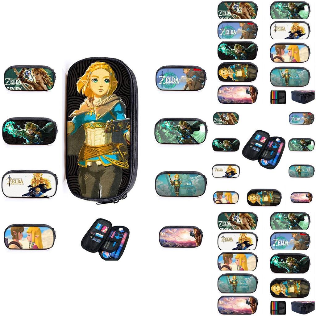 Legend Of Zelda Kingdom Tears Cartoon Pencil Case Durable And Breathable Polyester Material