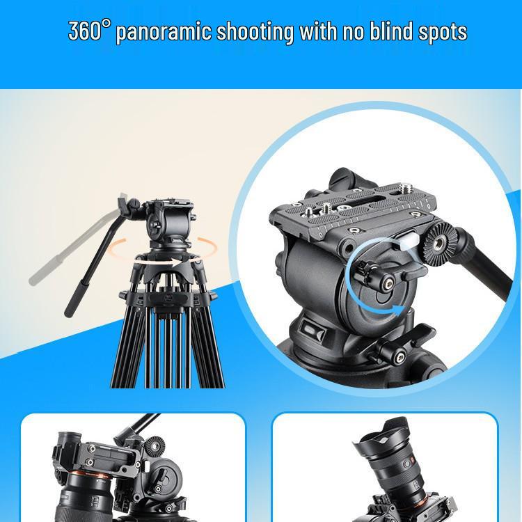 Weifeng 715 DSLR Tripod with Hydraulic Ball Head for Professional and Mirrorless Photography