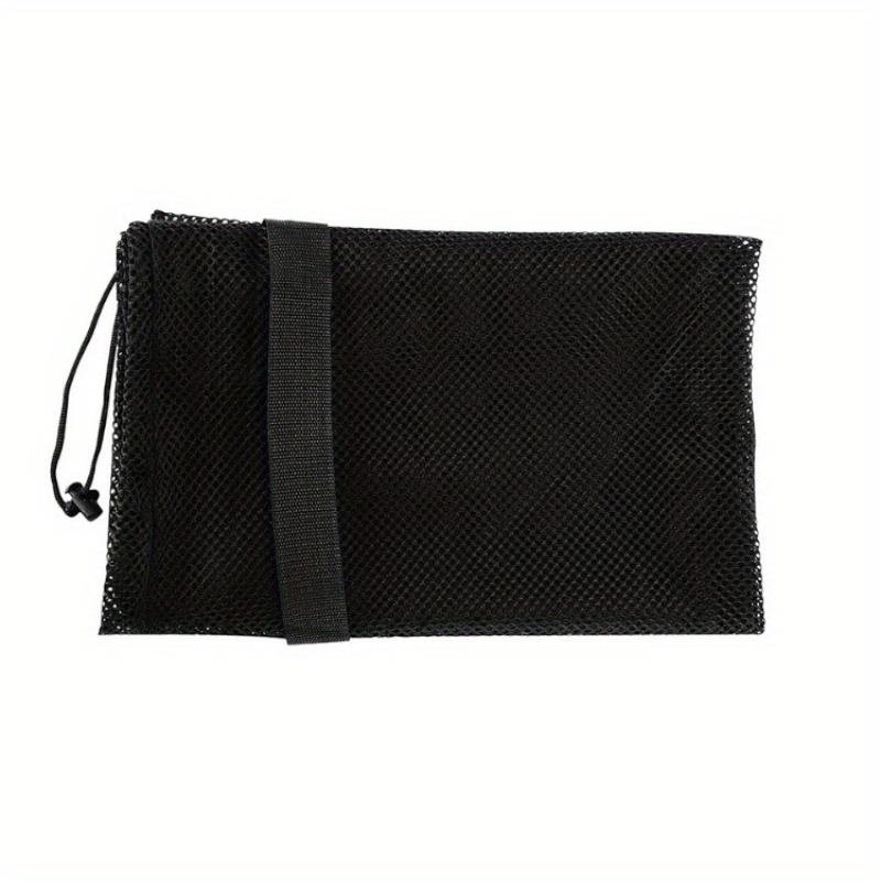 

1 шт. Спортивная сумка-мешок на шнурке большой вместимости, сетчатая сумка через плечо для хранения баскетбола, футбола, тренировок большой вместимости 1pc чёрный