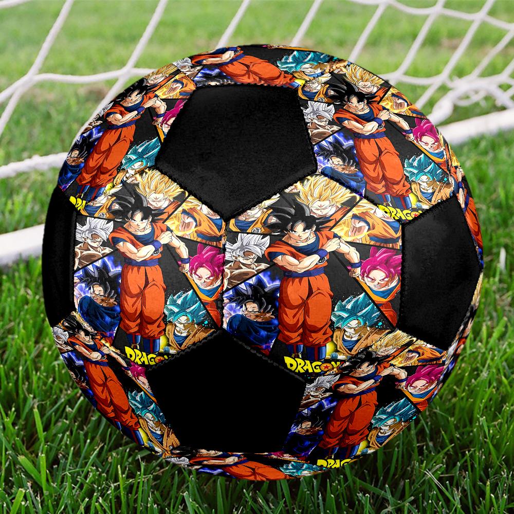 1pc Dragon Ball Z Football Soccer Ball Size 5 Indoor Soccer Ball Fashion Colorful  Backyard Game -Great For Sports Fans Gift HE10
