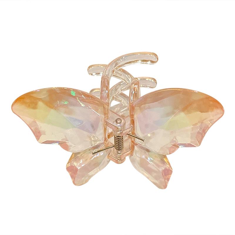 8 Style Transparent Mini Hair Pins Claw Crab Girls Women Barrette Acrylic Butterfly Hair Clips Korean Hair Accessories