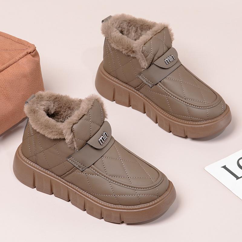 Winter Women's Cotton Boots Thick Bottom Skid-proof Durable Cold-proof Warm Women's Shoes Free Shipping Women' Shoes